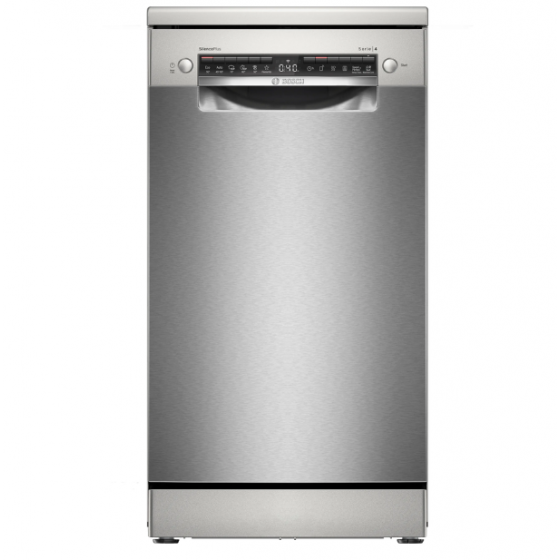 BOSCH SPS4EMI11E Ελεύθερο Πλυντήριο Πιάτων για 10 Σερβίτσια 45cm με Wi-Fi Inox